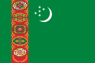 Turkmenistan Flag